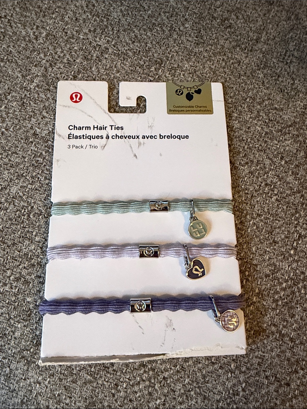 lululemon athletica 3-Pack Charm Hair Ties
